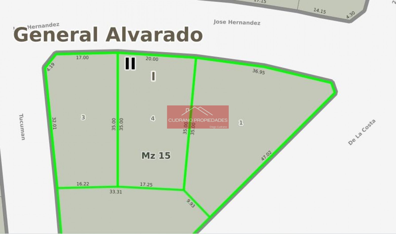 RETASADO! INCREIBLES TERRENOS FRENTE AL CARTEL DE MIRAMAR